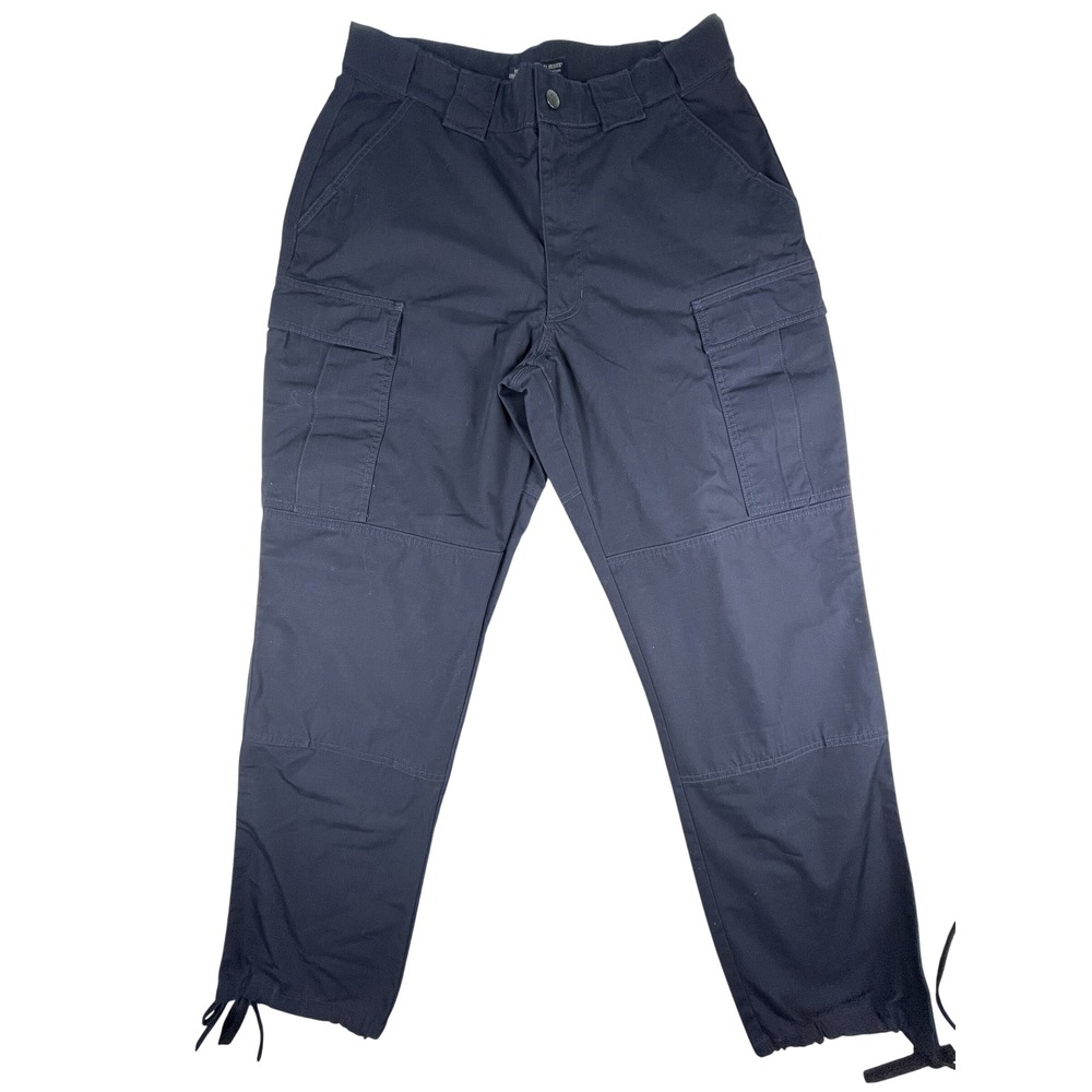 5.11 Tactical Cargo Pants Mens L Navy Blue Ripstop TDU Utility Trousers Outdoor